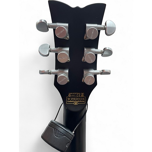 Used Schecter Guitar Research S-II PLATINUM Black Solid Body Electric Guitar