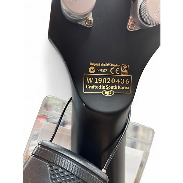 Used Schecter Guitar Research S-II PLATINUM Black Solid Body Electric Guitar