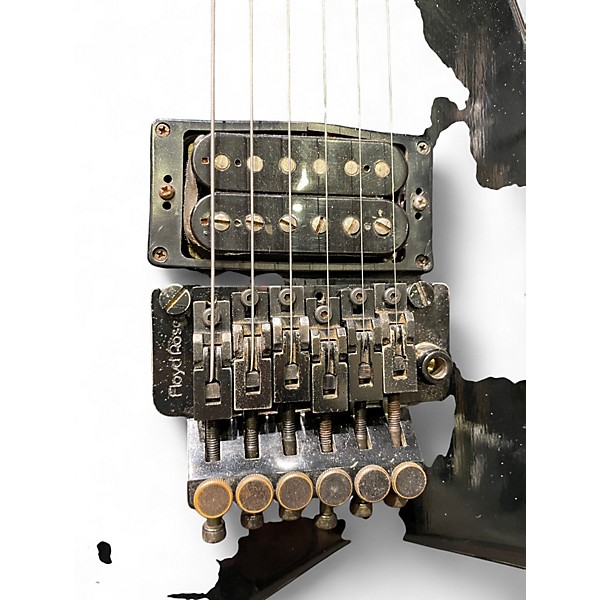 Used 1986 Kramer Vanguard Black Solid Body Electric Guitar