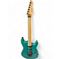 Used Davanzo DA.067 TRANS TURQUOISE Solid Body Electric Guitar thumbnail