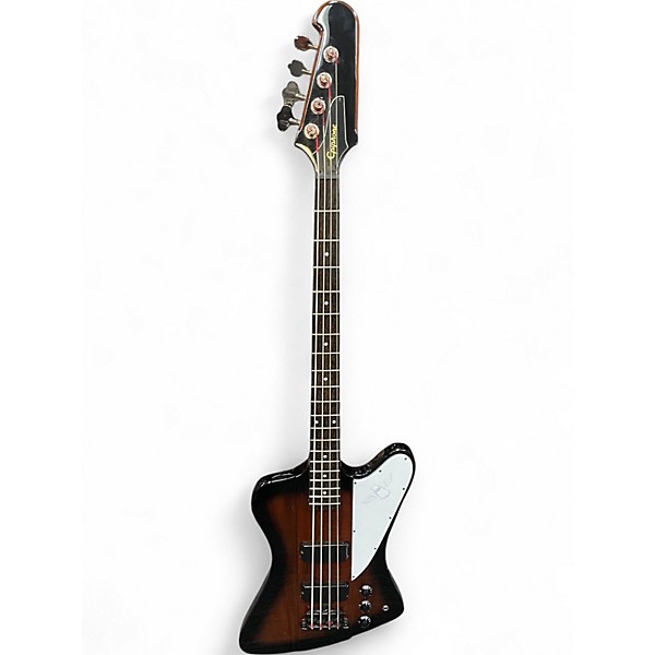 Used Epiphone Thunderbird Vintage Pro Brown Sunburst Electric Bass Guitar