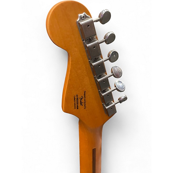 Used Squier 40th Anniversary Stratocaster Green Solid Body Electric Guitar