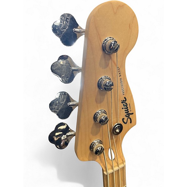 Used Squier Precision Bass Seafoam Green Electric Bass Guitar