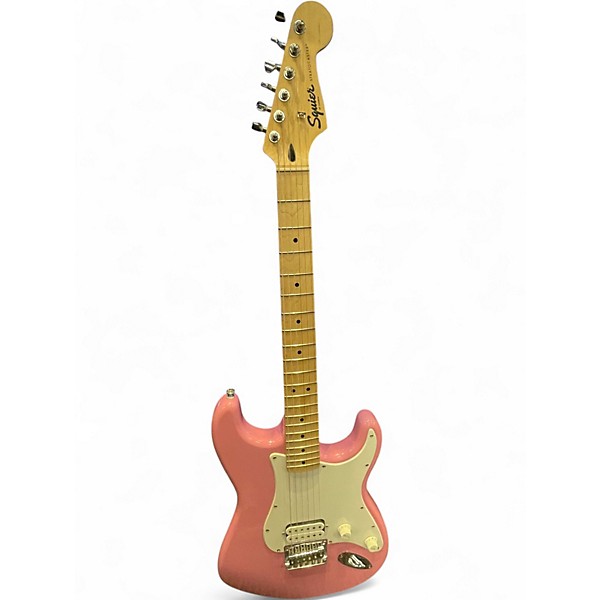 Used Squier Standard Stratocaster FLASH PINK Solid Body Electric Guitar
