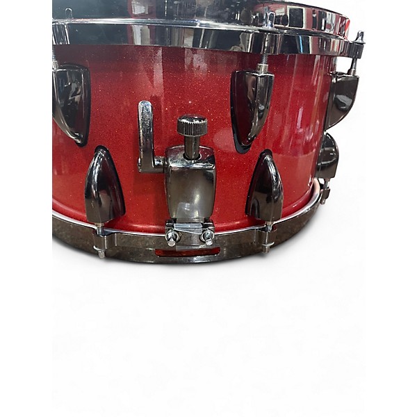 Used Orange County Drum & Percussion 13X7 Miscellaneous Snare RED SPARKLE Drum