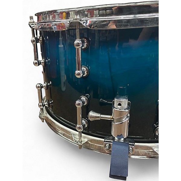 Used SPL 14X7 468 SERIES SNARE Turquoise Drum