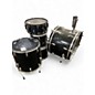 Used Pearl 5 Piece 80's 5 piece bLACK Drum Kit thumbnail