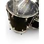 Used Pearl 5 Piece 80's 5 piece bLACK Drum Kit