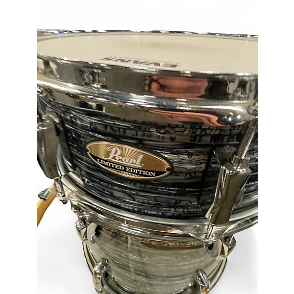 Used Pearl 5 Piece Vision Silver Drum Kit