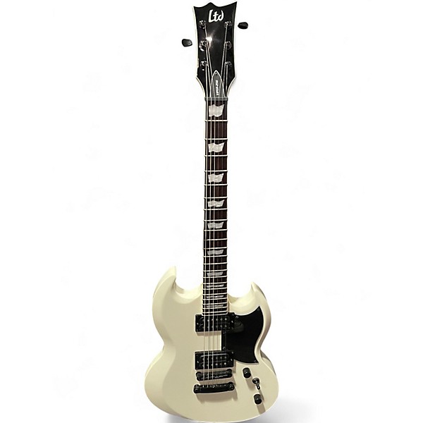 Used ESP LTD Viper 256 White Solid Body Electric Guitar