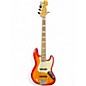 Used Squier Classic Vibes 1970s Jazz Bass V Cherry Sunburst Electric Bass Guitar thumbnail