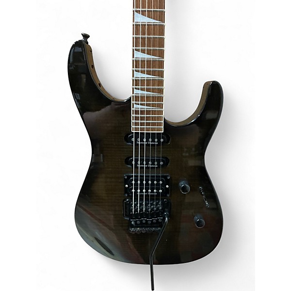 Used Jackson DK2 Pro Dinky MIJ Trans Black Solid Body Electric Guitar