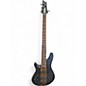 Used Schecter Guitar Research CB5 LEFT HANDED Trans Black Electric Bass Guitar thumbnail