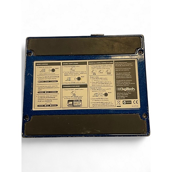 Used DigiTech JamMan Looper / Phrase Sampler Pedal