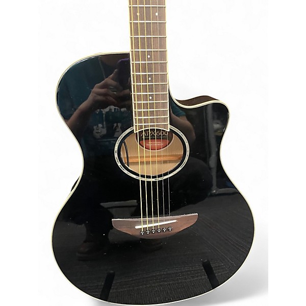 Used 2024 Yamaha APX600 Black Acoustic Electric Guitar
