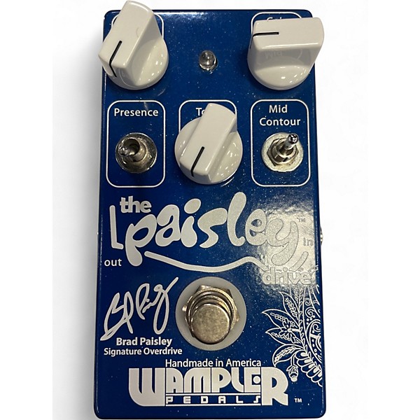 Used Wampler Brad Paisley Signature Overdrive Effect Pedal