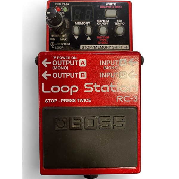 Used BOSS RC3 Loop Station Pedal