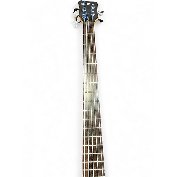 Used Warwick Corvette 5 String Black Electric Bass Guitar