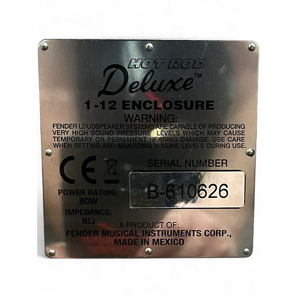 Used Fender HOT ROD DELUXE 1-12 CAB Guitar Cabinet