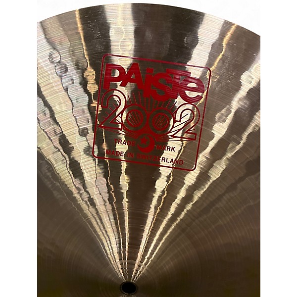 Used Paiste 18in 2002 Crash Cymbal
