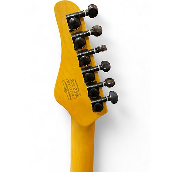 Used Schecter Guitar Research Diamond Series PT Black Solid Body Electric Guitar