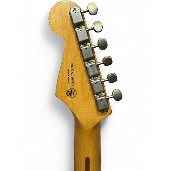 Used Fender Road Worn 1950S Stratocaster Seafoam Green Solid Body Electric Guitar