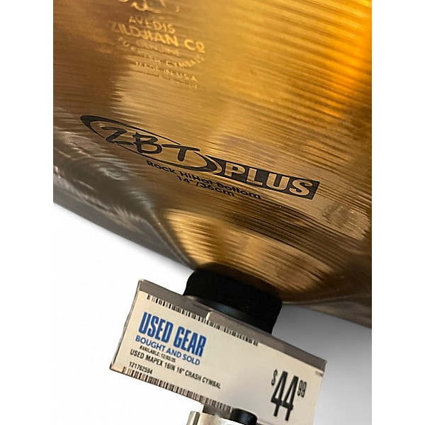 Used Zildjian 14in ZBT Plus Rock Hi Hats Pair Cymbal