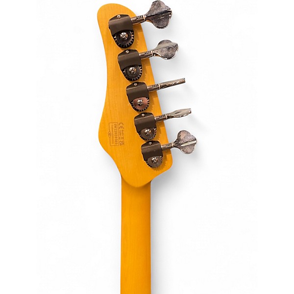 Used Schecter Guitar Research CV5 Natural Electric Bass Guitar