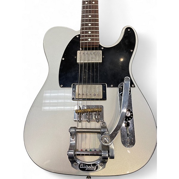 Used Fender Player Telecaster Silver Solid Body Electric Guitar