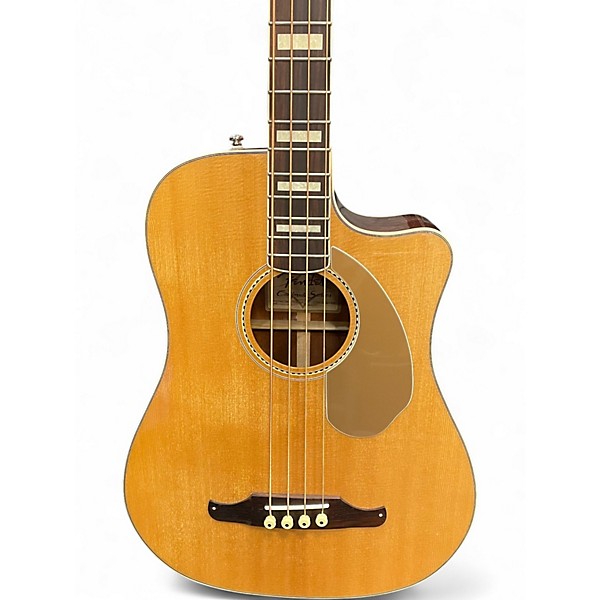 Used Fender California Series Kingman Natural Acoustic Bass Guitar