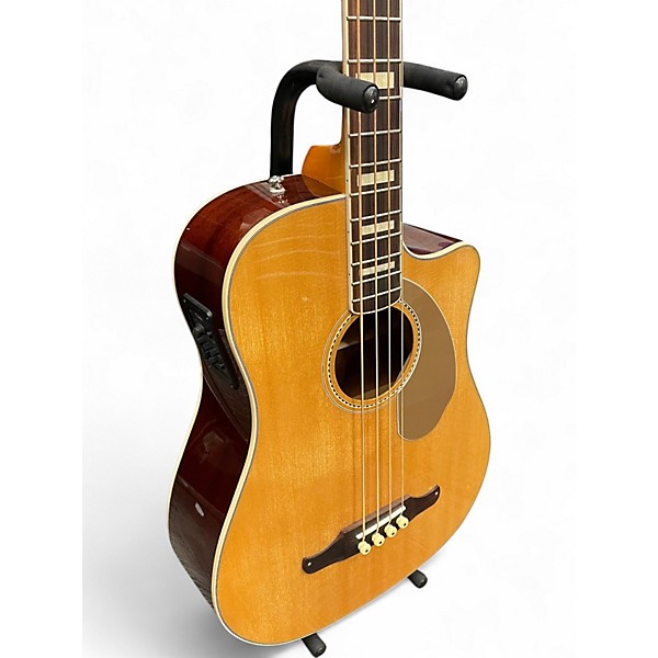 Used Fender California Series Kingman Natural Acoustic Bass Guitar