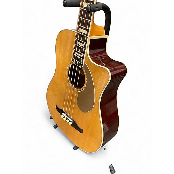 Used Fender California Series Kingman Natural Acoustic Bass Guitar