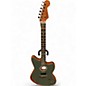 Used Fender ACOUSTASONIC JAZZMASTER ANTIQUE OLIVE Acoustic Electric Guitar thumbnail