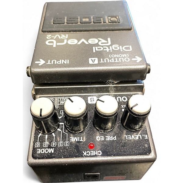 Used BOSS RV2 Digital Reverb Effect Pedal
