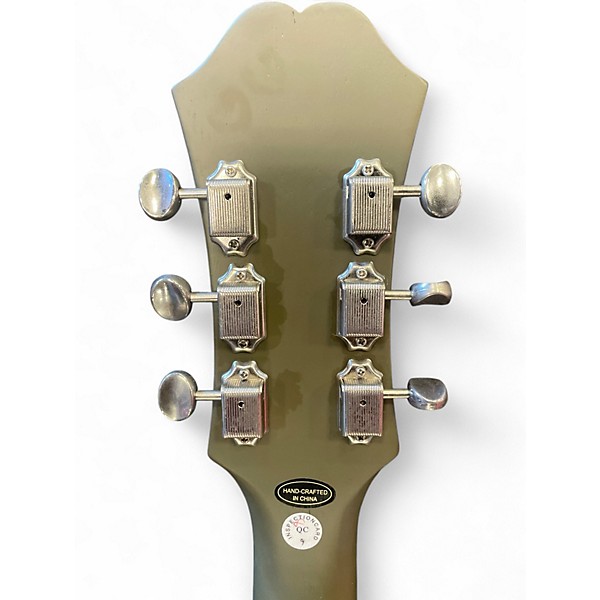 Used Epiphone Casino WORN GREEN Hollow Body Electric Guitar