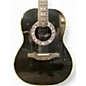 Used Ovation 1759 Custom Legend Black 12 String Acoustic Electric Guitar
