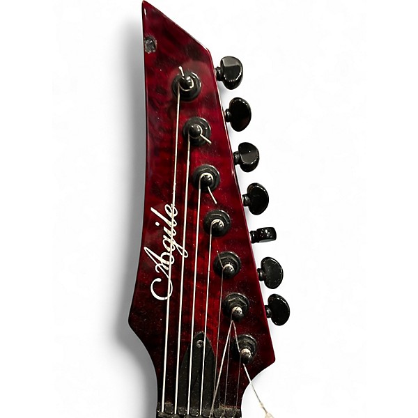 Used Agile PRO 7 RED Solid Body Electric Guitar