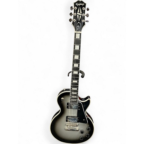 Used Epiphone LES PAUL CUSTOM SILVERBURST Solid Body Electric Guitar