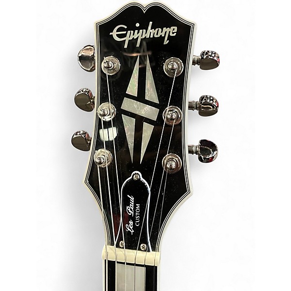 Used Epiphone LES PAUL CUSTOM SILVERBURST Solid Body Electric Guitar