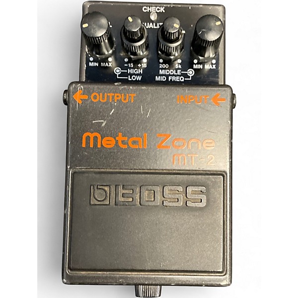 Used 2020s BOSS MT2 Metal Zone Distortion Effect Pedal