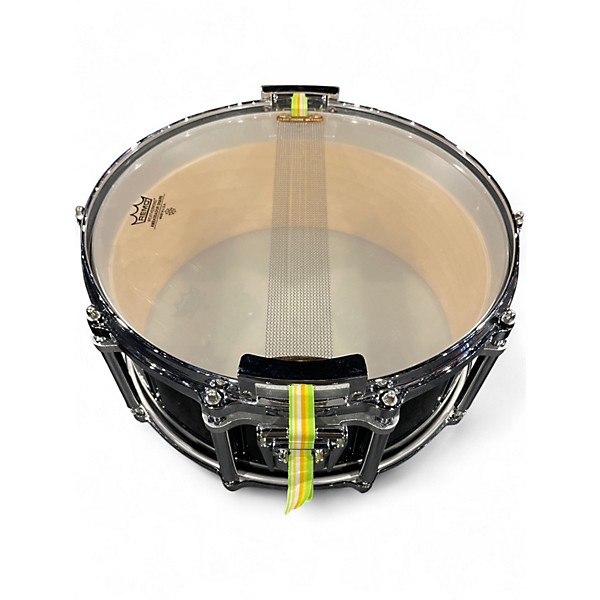 Used Pearl 6.5X14 Free Floating Snare Black Drum