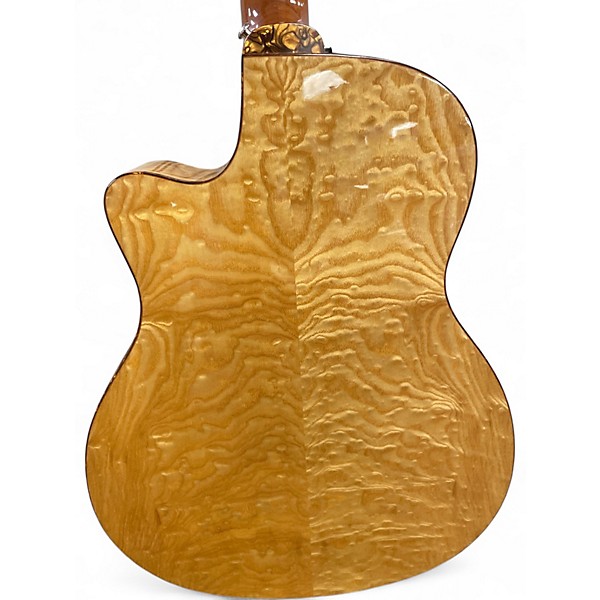 Used Dean EQABA Natural Acoustic Bass Guitar