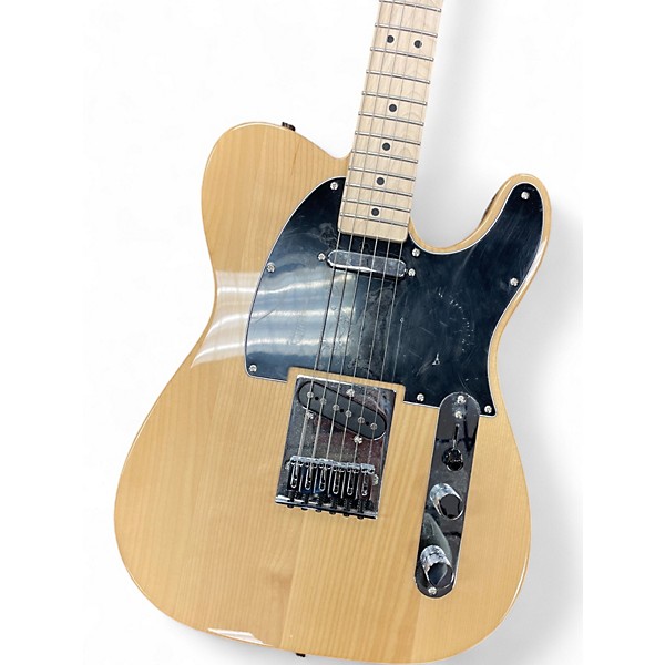 Used Squier Affinity Telecaster Natural Solid Body Electric Guitar