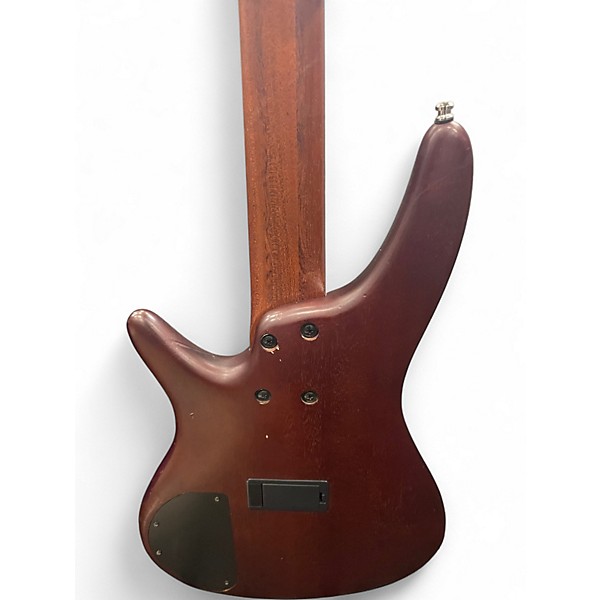 Used Soundgear SR505 5 String Wine Red Electric Bass Guitar