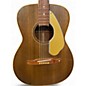 Vintage 1960s Fender Newporter Mahogany Acoustic Guitar