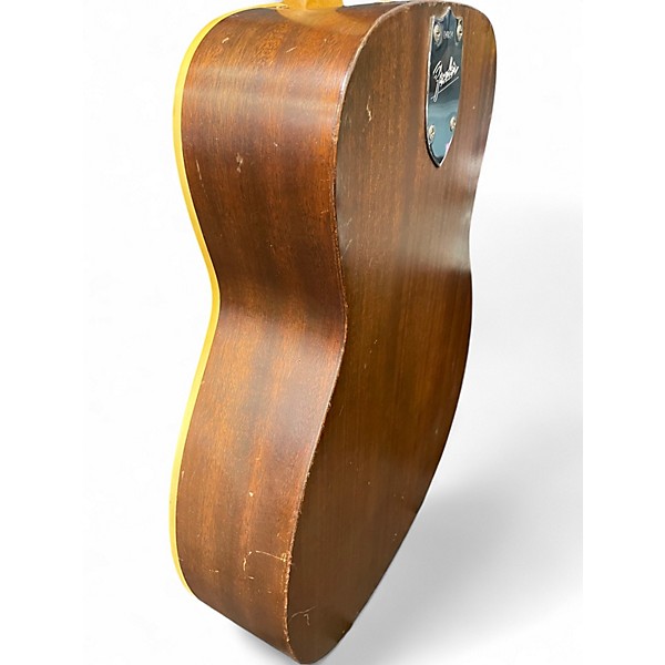 Vintage 1960s Fender Newporter Mahogany Acoustic Guitar