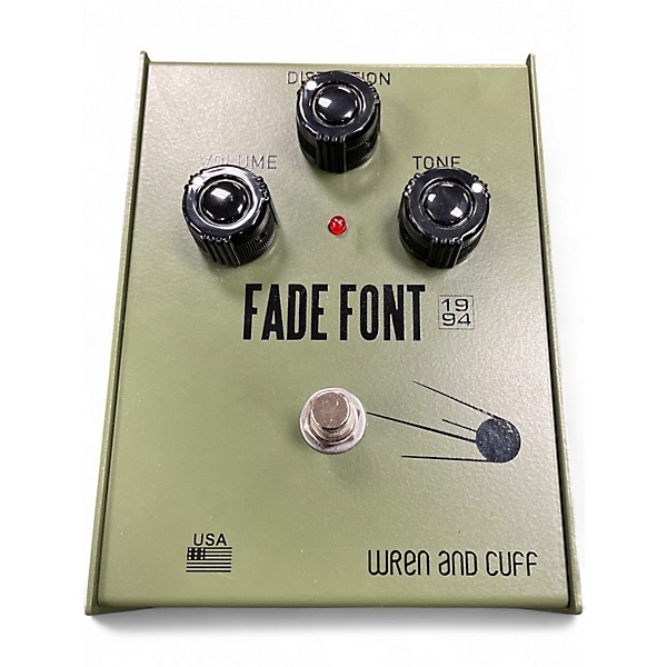 Used Wren And Cuff FADE FONT Effect Pedal