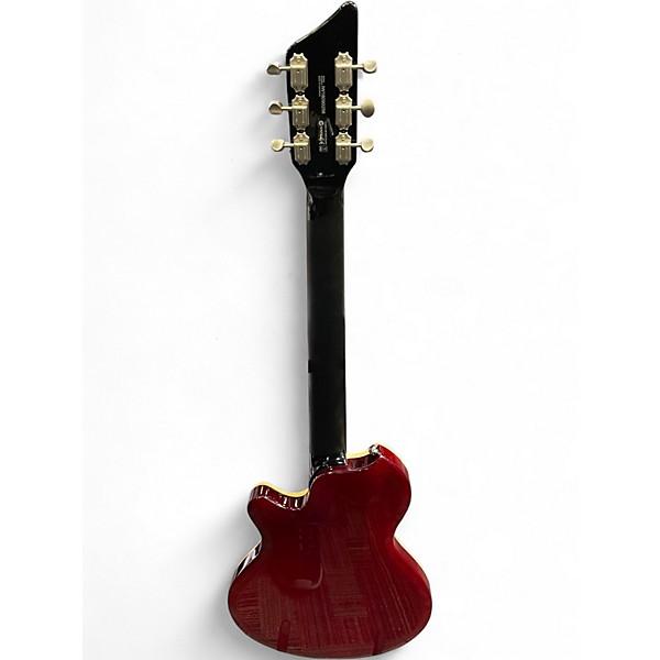 Used Supro SILVERWOOD TRANS CHERRY Solid Body Electric Guitar