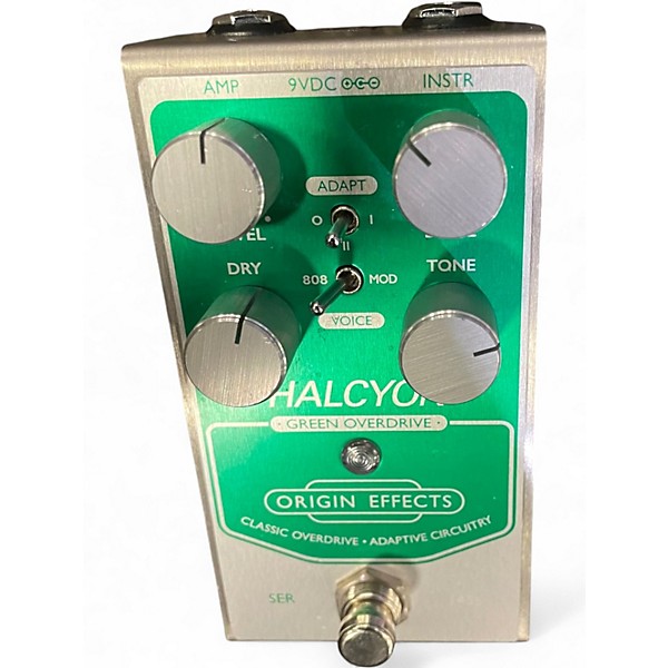 Used Origin Effects HALCYON GREEN OVERDRIVE Effect Pedal