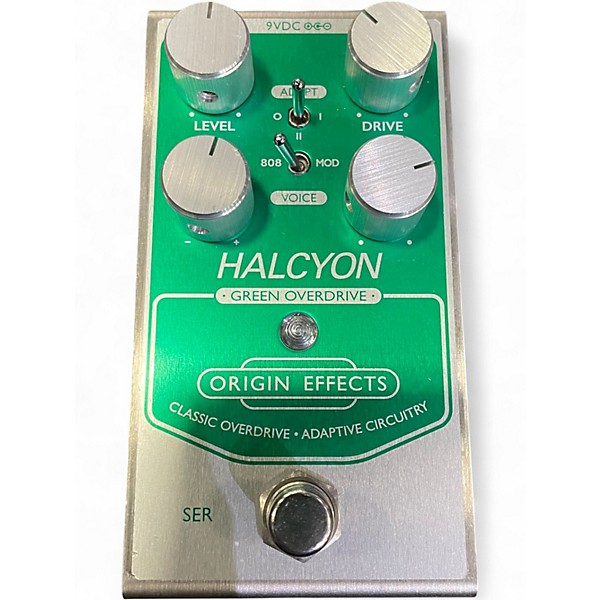 Used Origin Effects HALCYON GREEN OVERDRIVE Effect Pedal